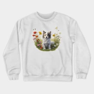 farm puppy Crewneck Sweatshirt